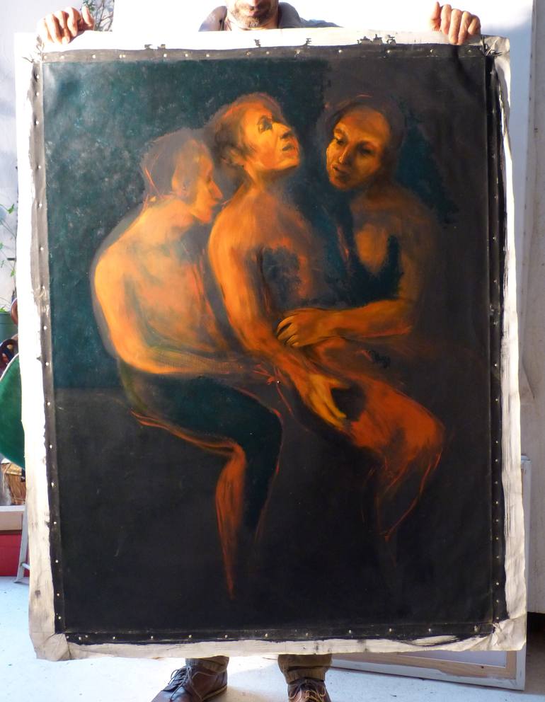 Original Figurative Religious Painting by Frederic Belaubre