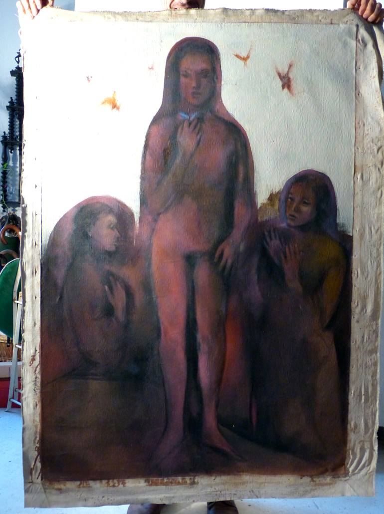 Original Figurative Other Painting by Frederic Belaubre