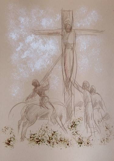 Print of Figurative Religion Drawings by Frederic Belaubre