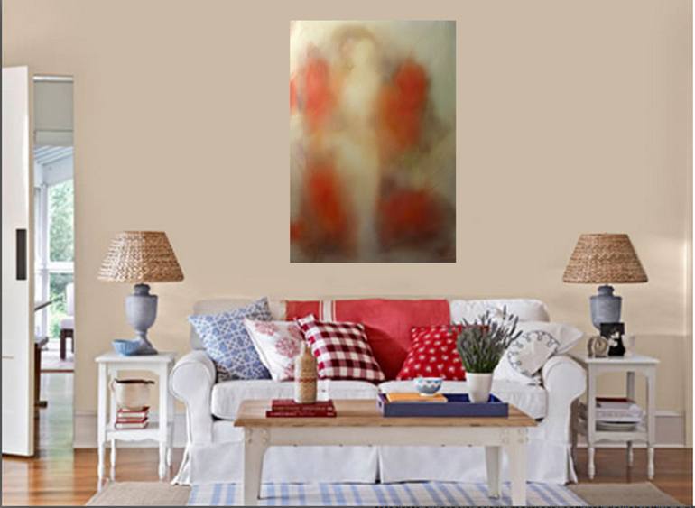 Original Figurative Abstract Painting by Frederic Belaubre