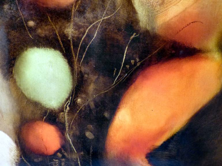 Original Abstract Erotic Painting by Frederic Belaubre