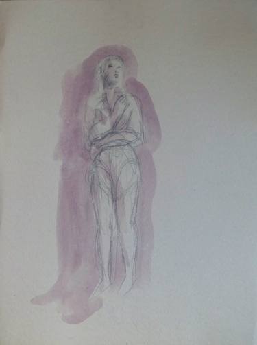 Print of Figurative Nude Drawings by Frederic Belaubre