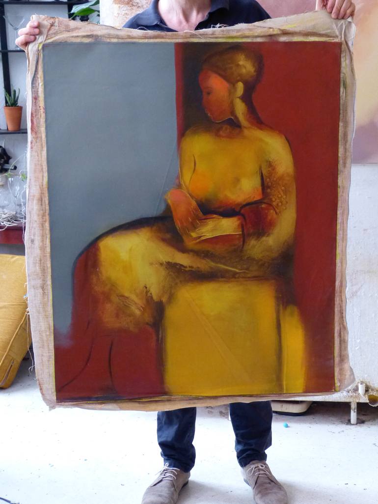 Original Figurative Women Painting by Frederic Belaubre