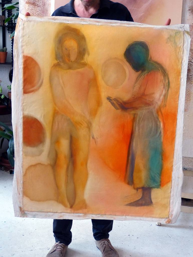 Original People Painting by Frederic Belaubre