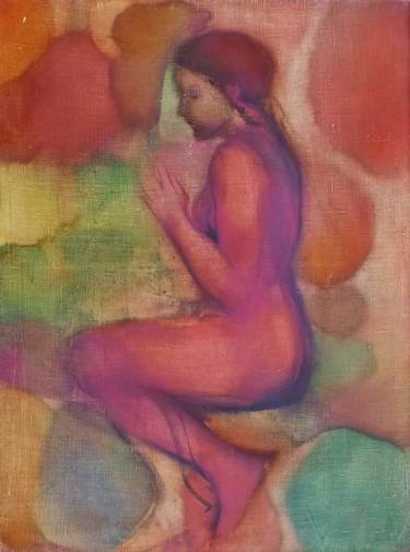 Original Figurative Nude Paintings by Frederic Belaubre