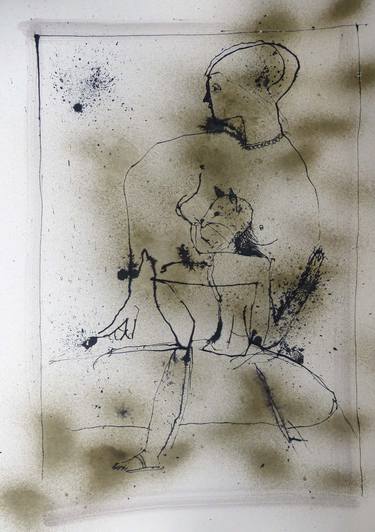 Print of Figurative Animal Drawings by Frederic Belaubre