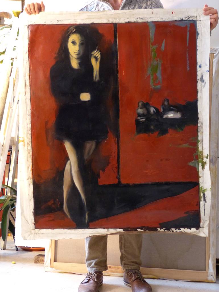 Original Women Painting by Frederic Belaubre