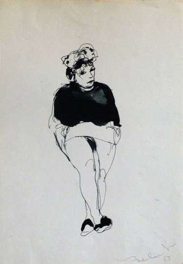 Print of Women Drawings by Frederic Belaubre