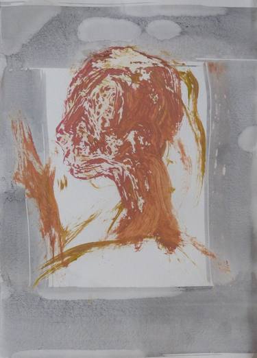 Original Abstract Portrait Paintings by Frederic Belaubre