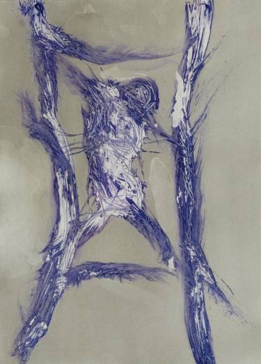 Original Abstract People Drawings by Frederic Belaubre