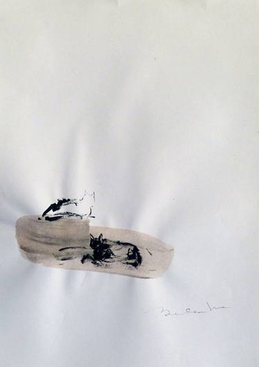 Original Figurative Cats Drawings by Frederic Belaubre