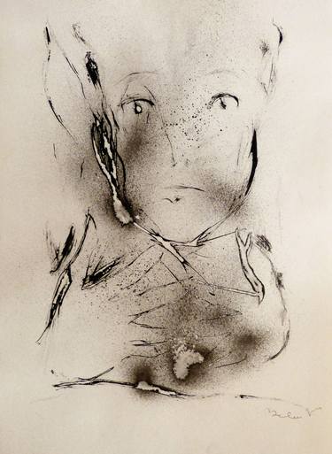 Print of Figurative Portrait Drawings by Frederic Belaubre