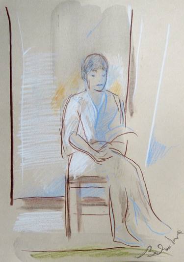 Print of Figurative Portrait Drawings by Frederic Belaubre