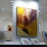 Original drawing, acrylic on paper. Additional photos show drawings from the same series displayed in a gallery.