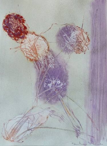 Original Expressionism Abstract Drawings by Frederic Belaubre