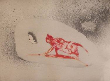 Original Expressionism Cats Drawings by Frederic Belaubre