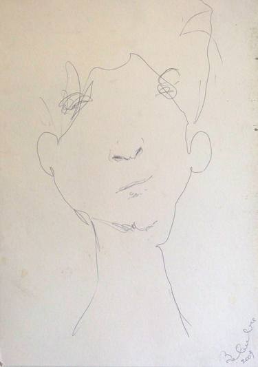 Print of Expressionism Portrait Drawings by Frederic Belaubre