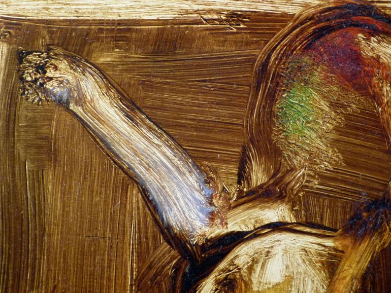 Original Abstract Animal Painting by Frederic Belaubre