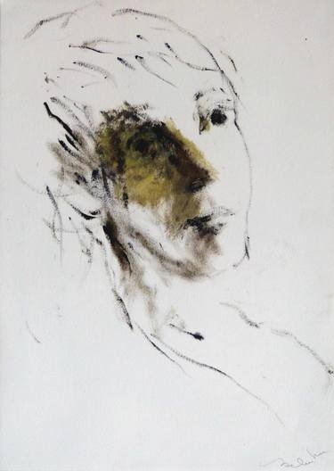 Print of Expressionism Portrait Drawings by Frederic Belaubre
