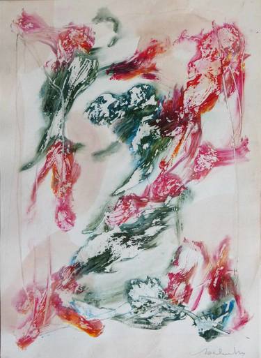 Print of Abstract Floral Drawings by Frederic Belaubre