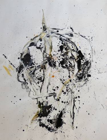 Original Abstract Portrait Drawings by Frederic Belaubre