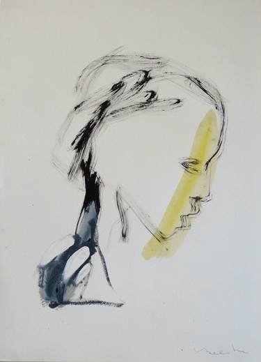 Print of Expressionism Portrait Drawings by Frederic Belaubre