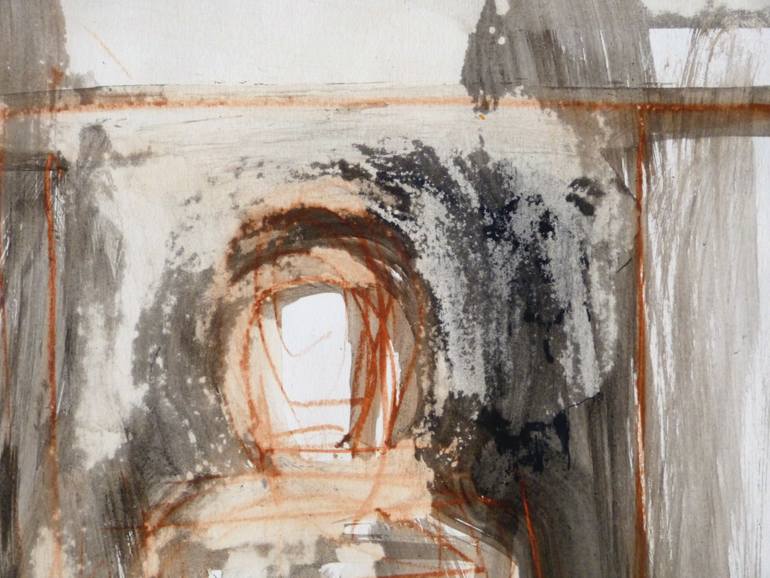 Original Expressionism People Drawing by Frederic Belaubre
