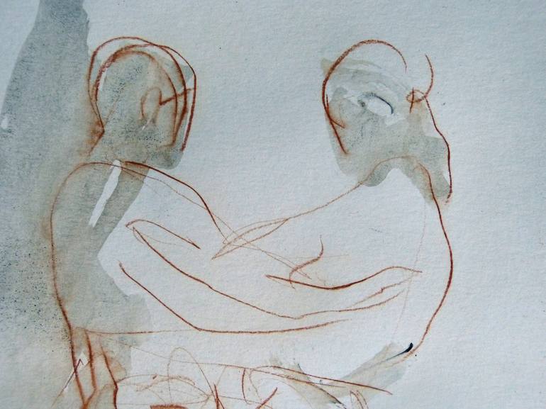 Original Erotic Drawing by Frederic Belaubre