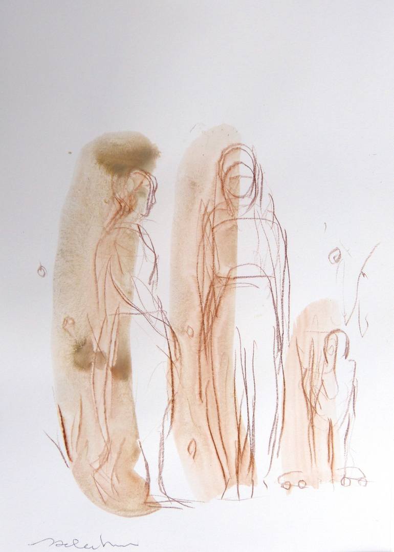 Original Figurative Children Drawing by Frederic Belaubre