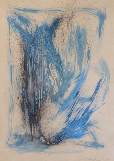 Original Abstract Expressionism Abstract Drawings by Frederic Belaubre