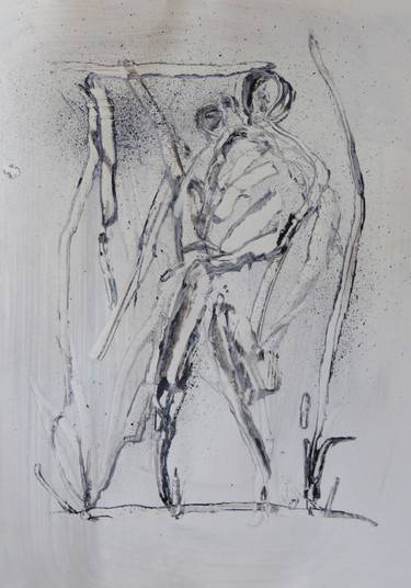 Print of Expressionism Body Drawings by Frederic Belaubre