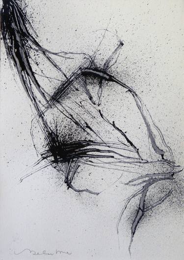 Print of Expressionism Abstract Drawings by Frederic Belaubre