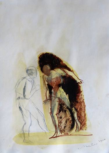 Print of Expressionism People Drawings by Frederic Belaubre