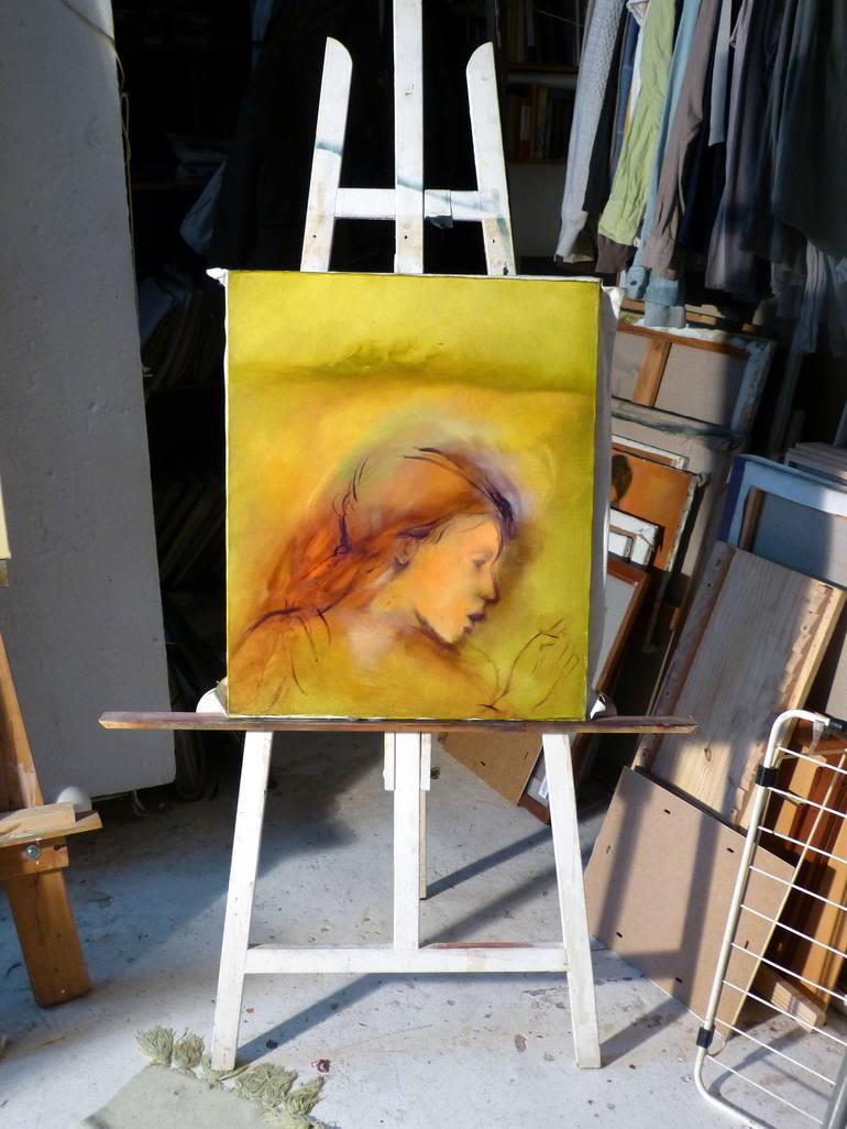 Original Figurative Portrait Painting by Frederic Belaubre