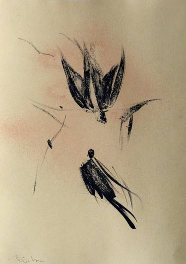 Original Figurative Animal Drawings by Frederic Belaubre