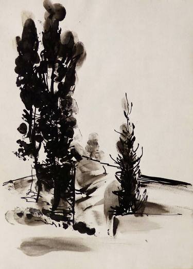 Print of Figurative Landscape Drawings by Frederic Belaubre