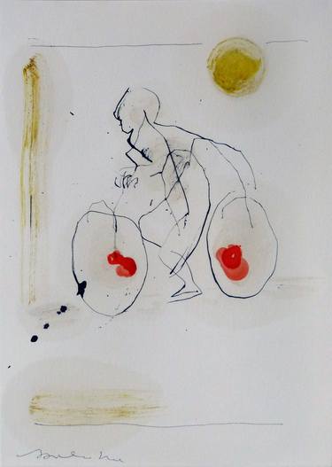 Print of Figurative Bicycle Drawings by Frederic Belaubre