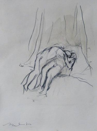 Original Erotic Drawings by Frederic Belaubre