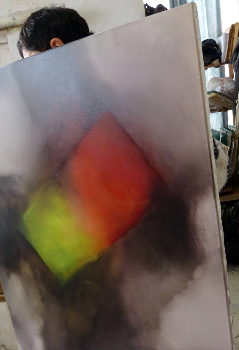 Original Abstract Painting by Frederic Belaubre
