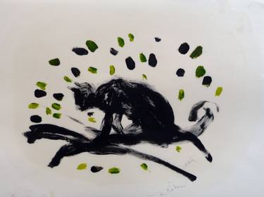 Print of Figurative Cats Drawings by Frederic Belaubre