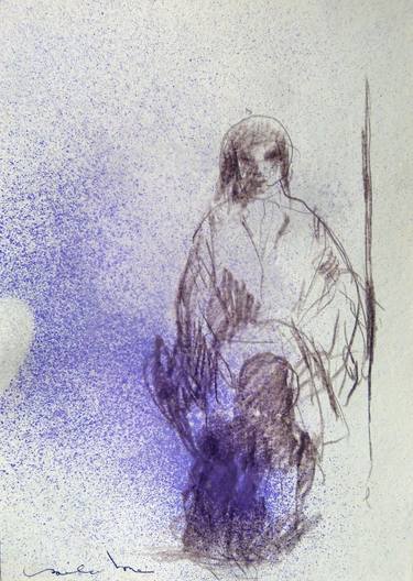 Original Figurative Children Drawings by Frederic Belaubre