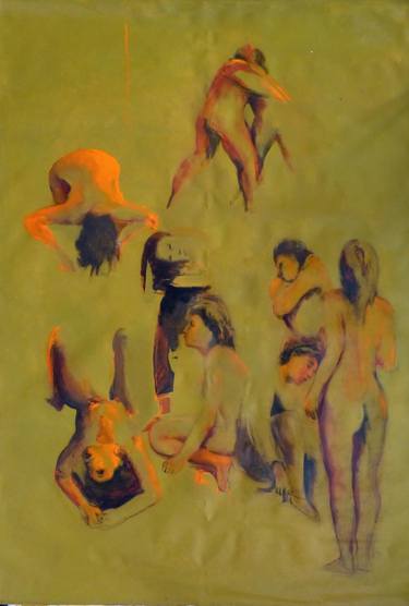 Original Nude Paintings by Frederic Belaubre
