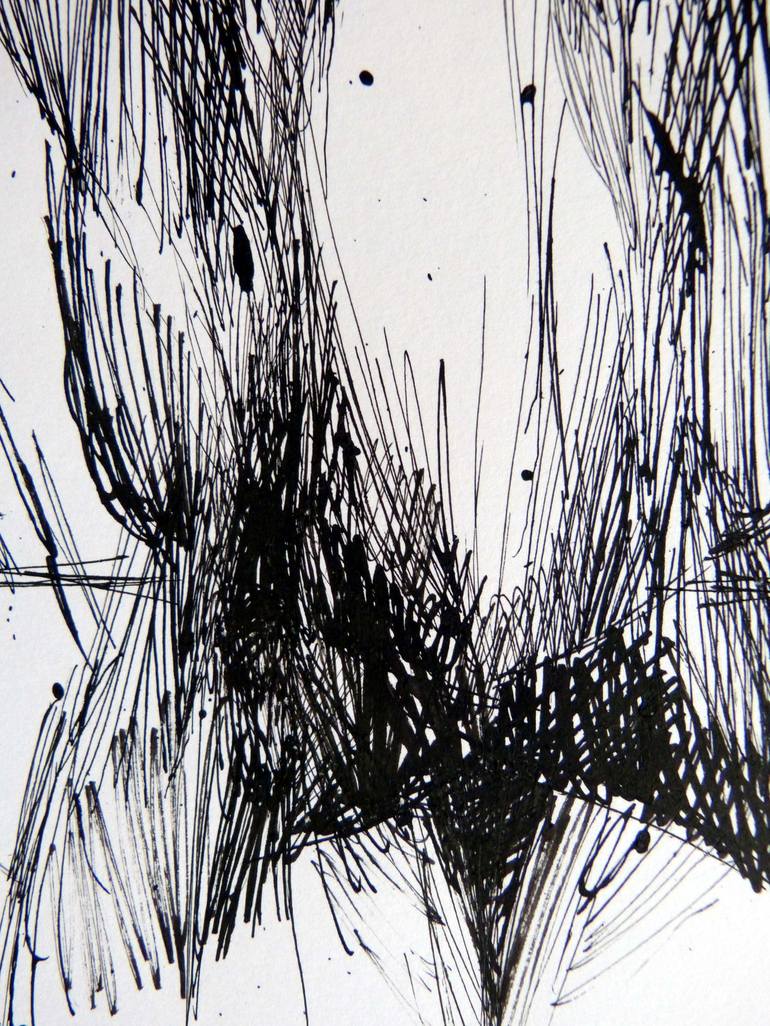 Original Abstract Erotic Drawing by Frederic Belaubre