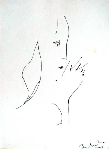 Print of Figurative Portrait Drawings by Frederic Belaubre