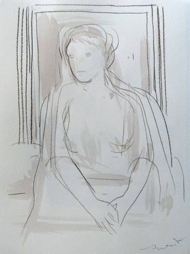 Print of Figurative Women Drawings by Frederic Belaubre