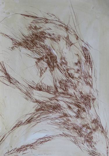 Print of Abstract Expressionism Abstract Drawings by Frederic Belaubre