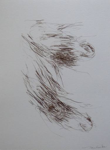 Original Figurative Nature Drawings by Frederic Belaubre