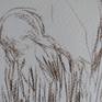 Original pencil drawing on paper, inspired by nature.