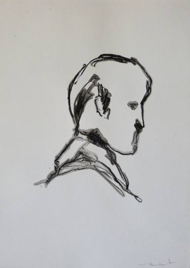 Print of Portrait Drawings by Frederic Belaubre