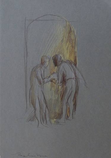 Original Figurative Classical mythology Drawings by Frederic Belaubre